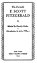 F. Scott Fitzgerald