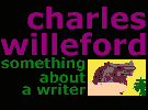 Der Charles Willeford-Banner von Juha Lindroos